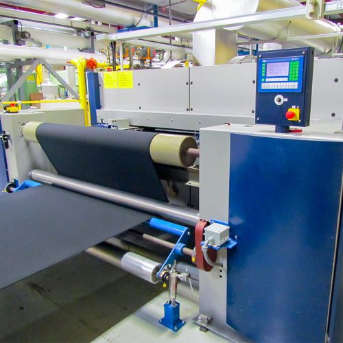 Machine with rollers that created customized films for medical and other healthcare-related applications.